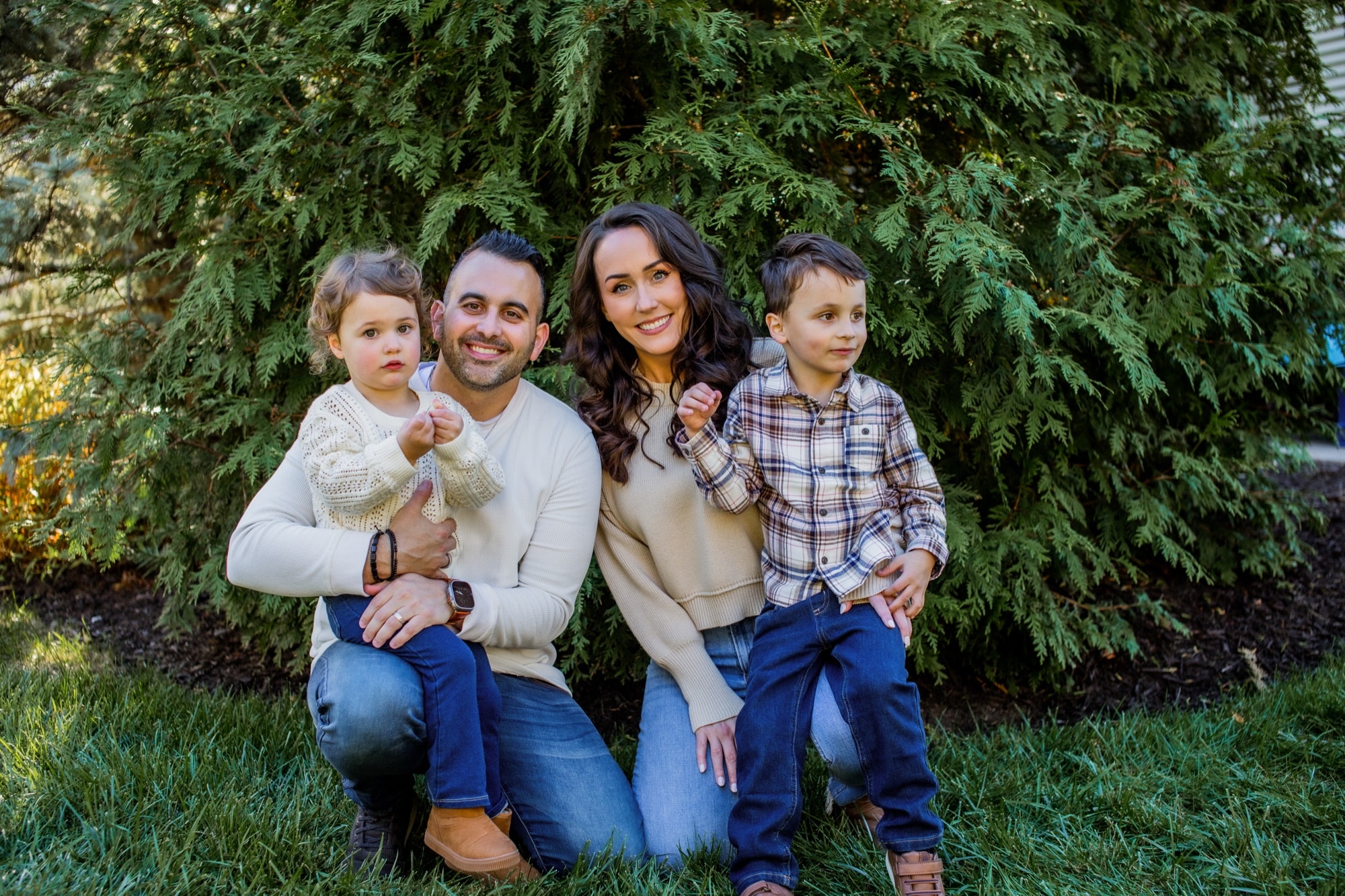 Gene with his family
